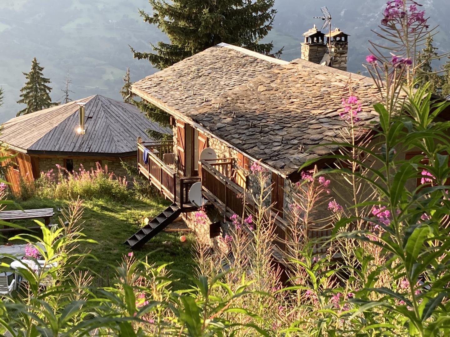 Vue du haut du chalet